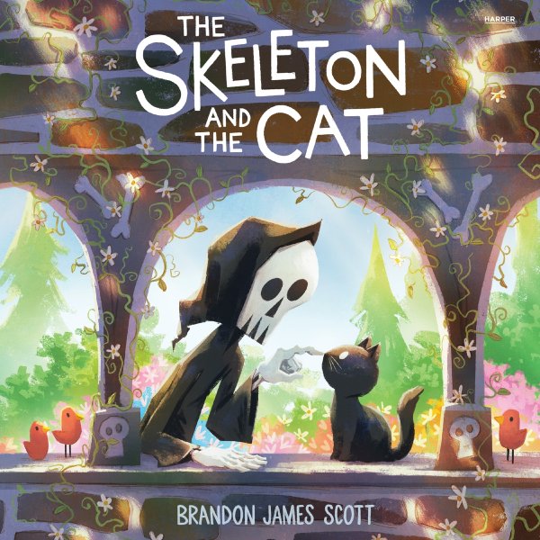 The Skeleton and the Cat by Brandon James Scott book cover