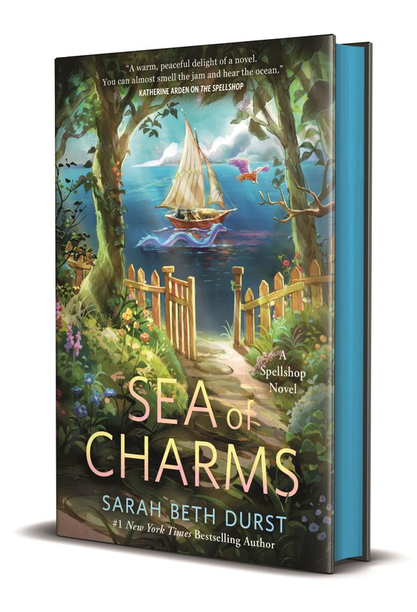 Sea of Charms: A Spellshop Novel by Sarah Beth Durst book cover