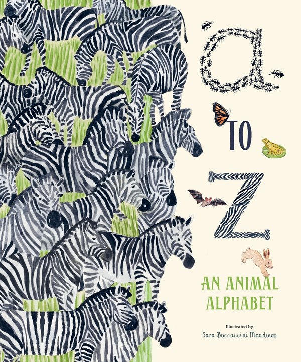 A to Z: An Animal Alphabet by Sara Boccaccini Meadows book cover