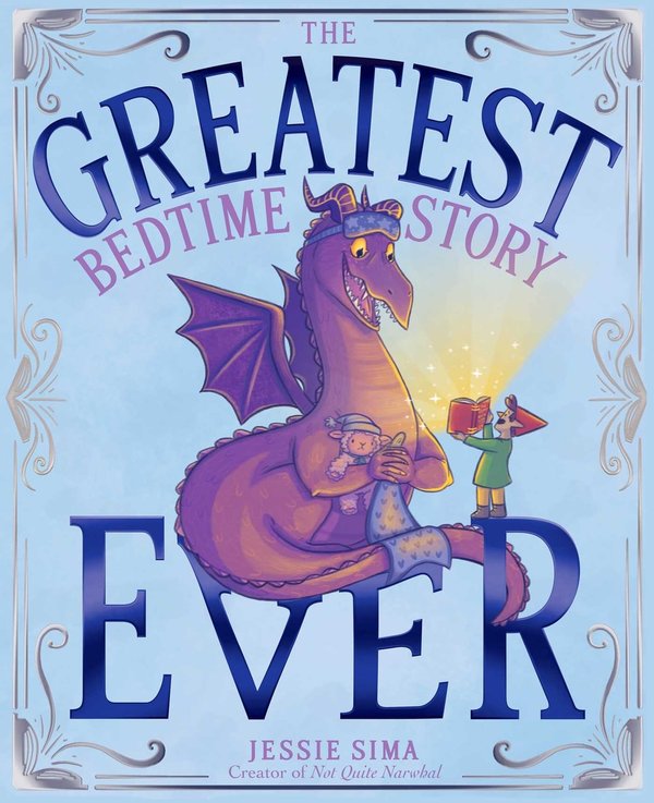 The Greatest Bedtime Story Ever by Jessie Sima book cover