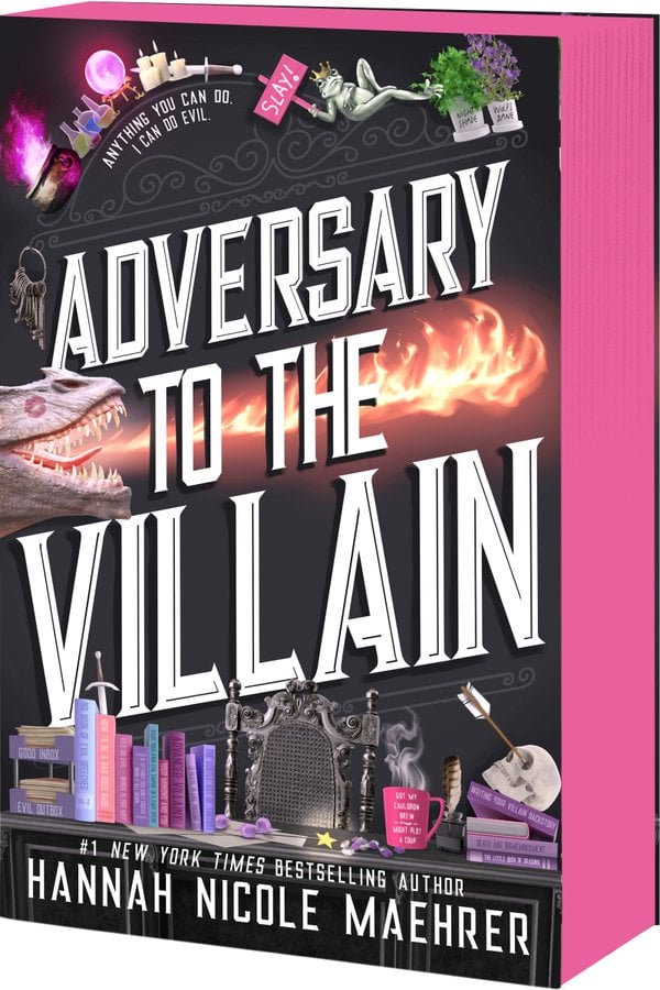 Adversary to the Villain by Hannah Nicole Maehrer book cover